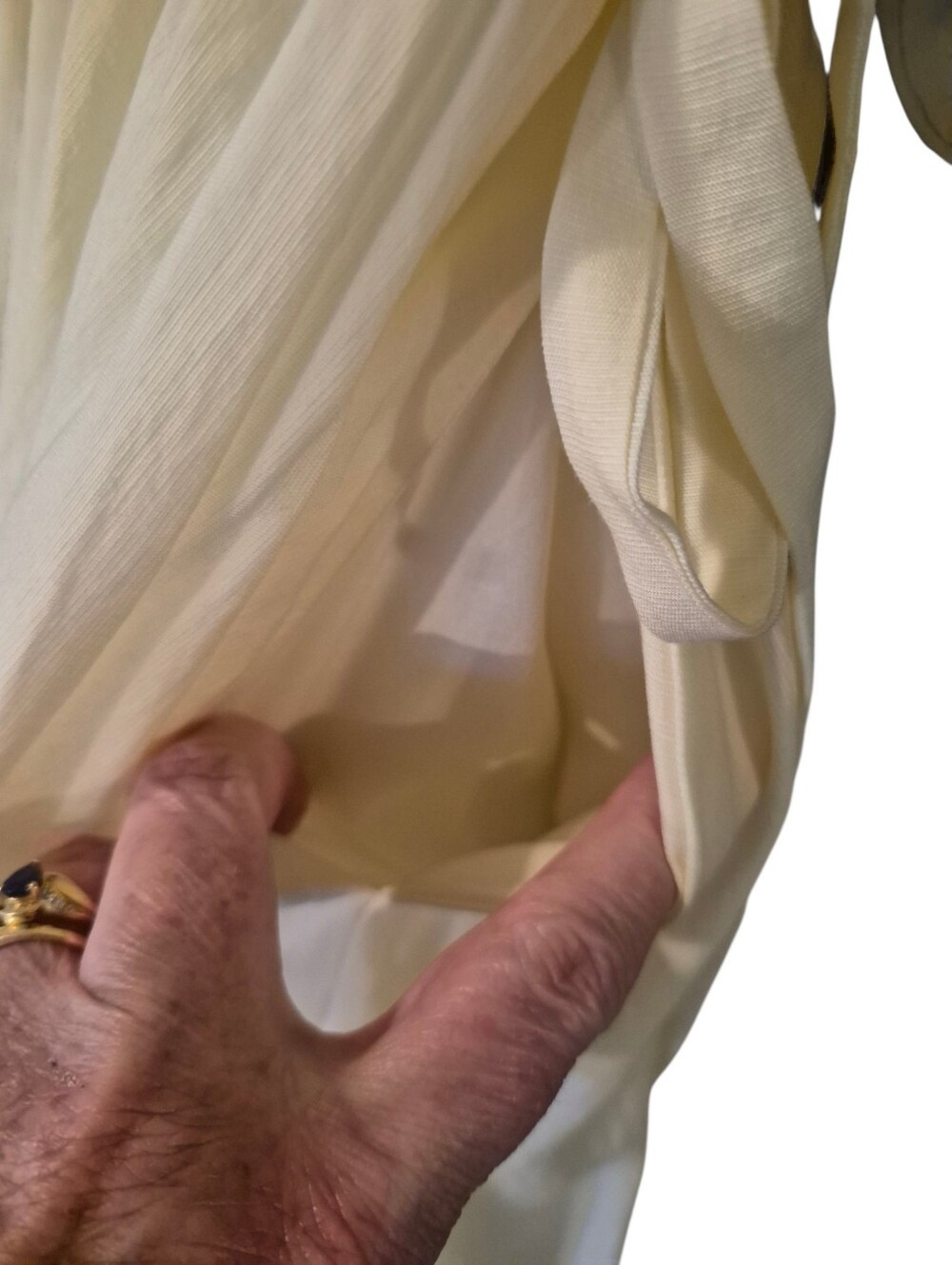 ASTR the Label Zori cream Drop Waist maxi dress - L.       Y64 - Picture 7 of 11